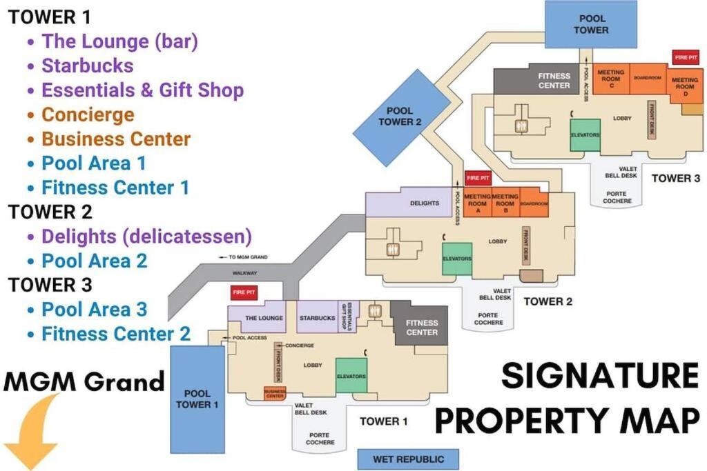 32Nd Flr Penthouse @Mgm Signature 1Bed, No Fee Las Vegas Exteriér fotografie